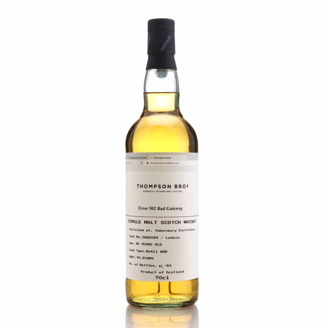 Ledaig 1995 Thompson Brothers 28 Year Old / Error 502 Bad Gateway