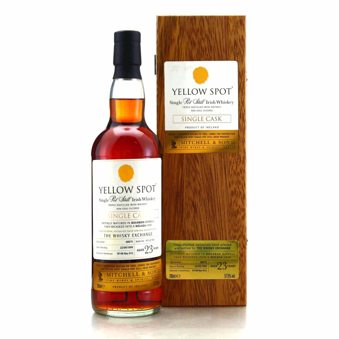 Yellow Spot 1999 Single Málaga Cask Finish 23 Year Old #60075 / TWE