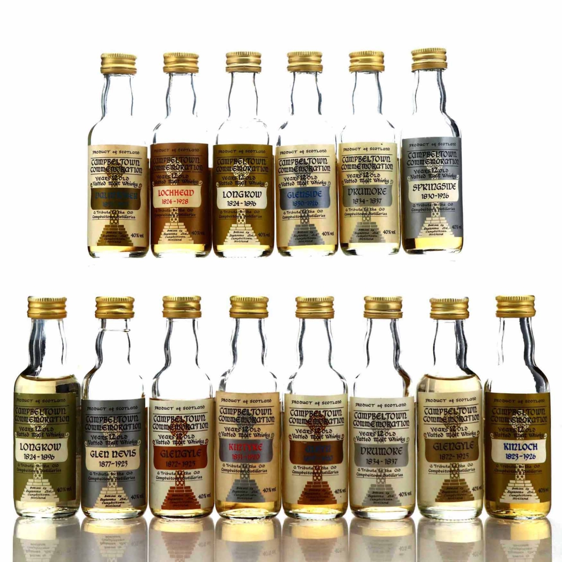Campbeltown Commemoration Miniature x 14