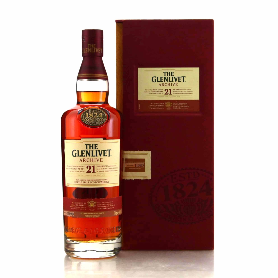Glenlivet Archive 21 Year Old Batch #1109D