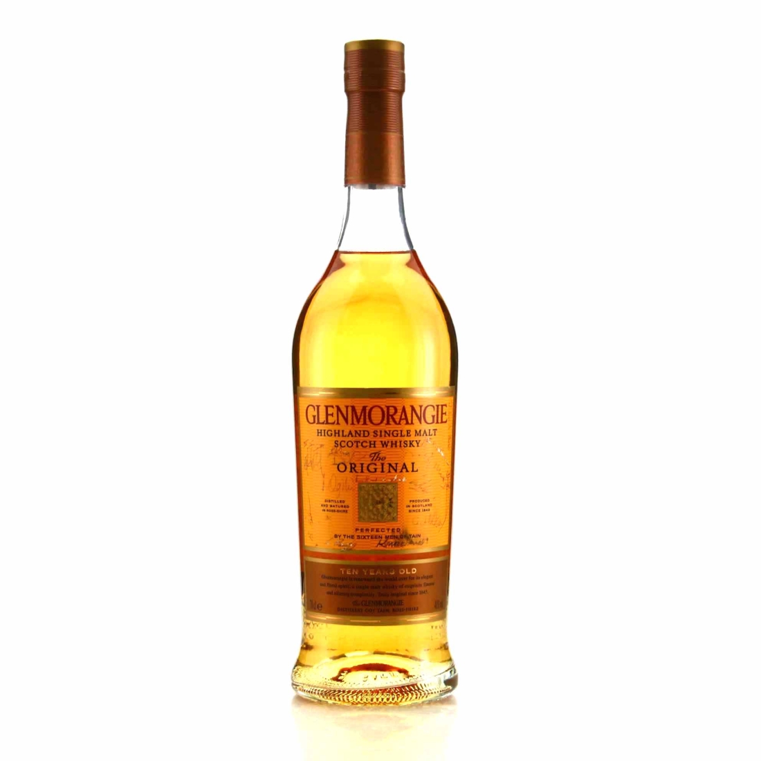Glenmorangie 10 Year Old The Original / Signed by the Sixteen Men of Tain