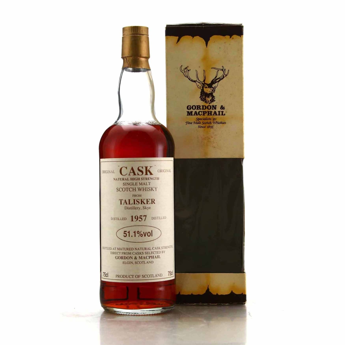 Talisker 1957 Gordon and MacPhail Original 'Cask' / 51.1%