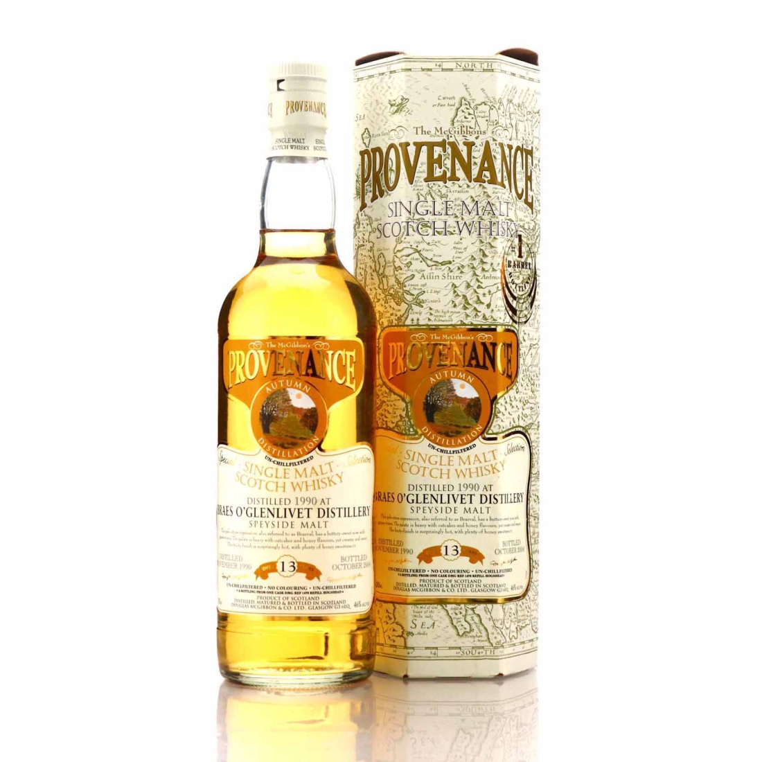 Braes of Glenlivet 1990 Douglas McGibbon 13 Year Old / Autumn