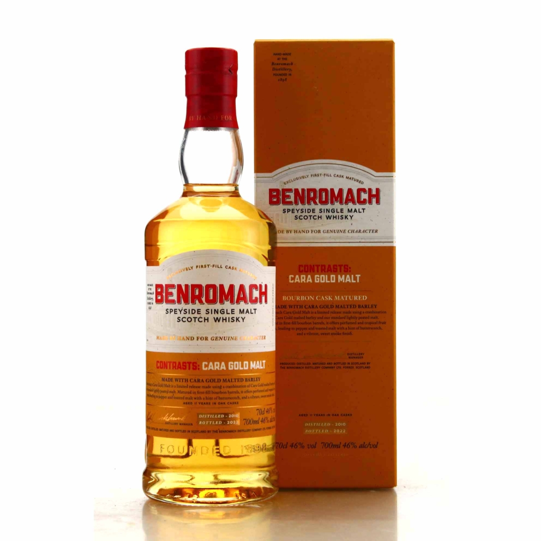 Benromach 2010 Contrasts 11 Year Old Cara Gold Malt