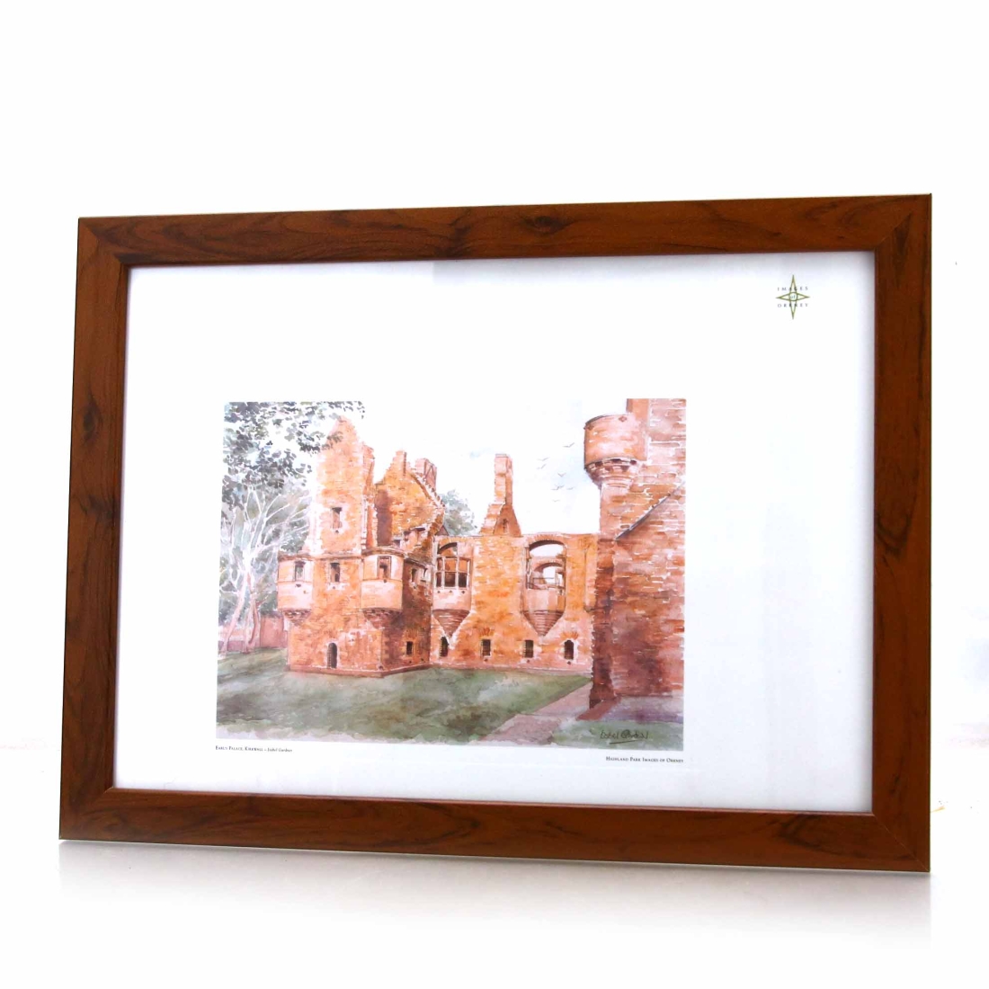 Print: Highland Park Images of Orkney / \"Earl's Palace, Kirkwall\" - Framed