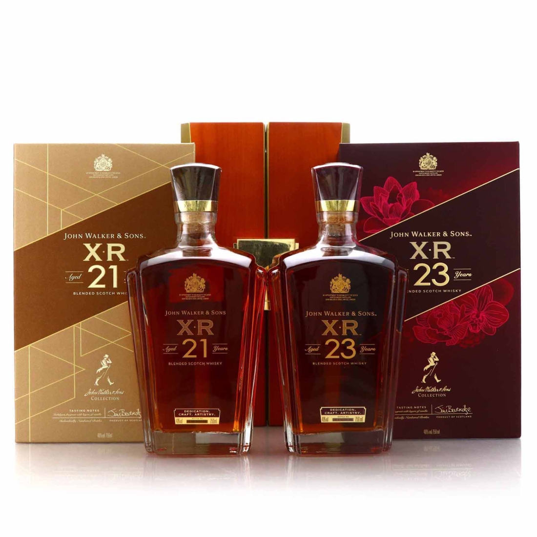 Johnnie Walker XR Gift Set 2 x 75cl / James Jean