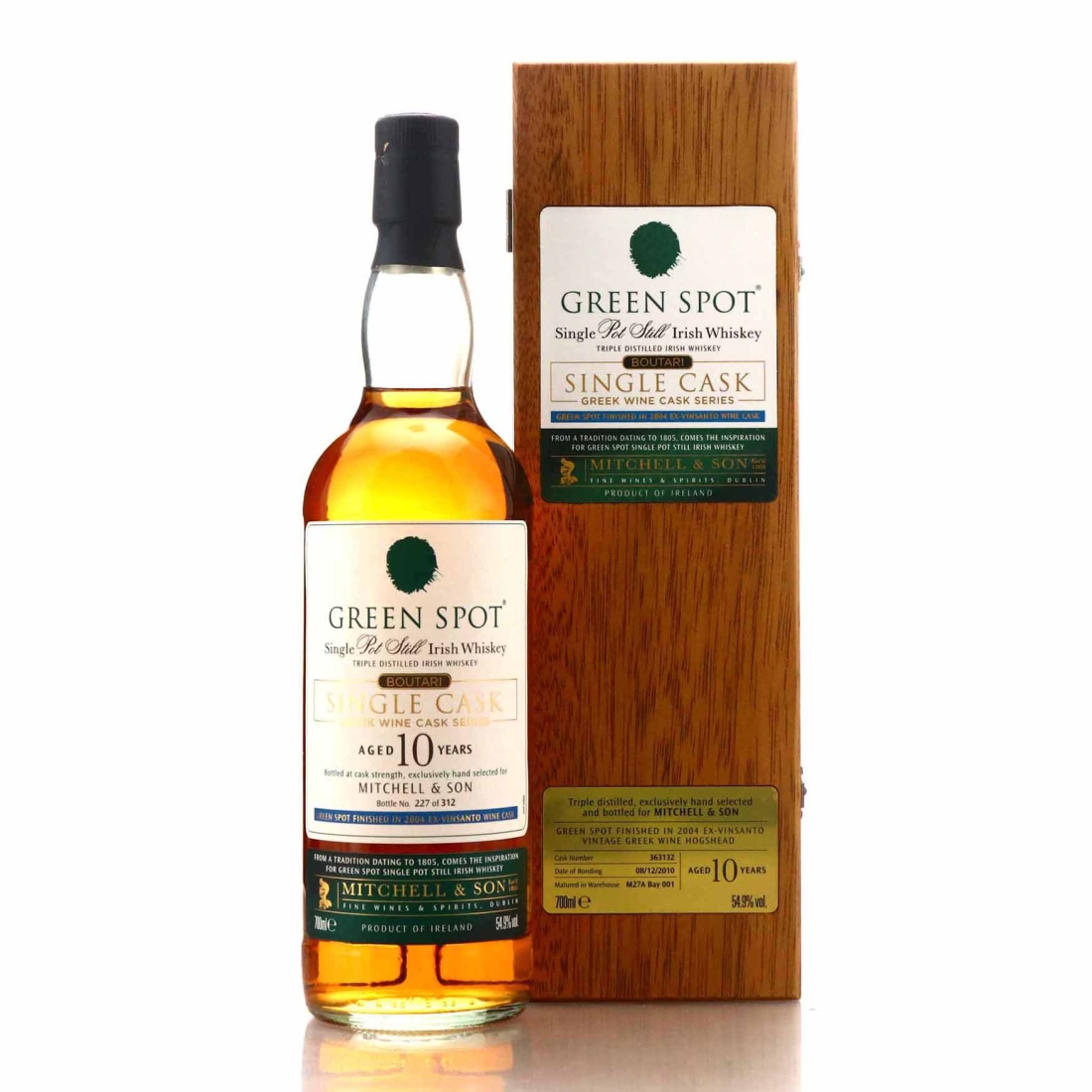 Green Spot 2010 Single Greek Wine Cask Finish 10 Year Old #363132