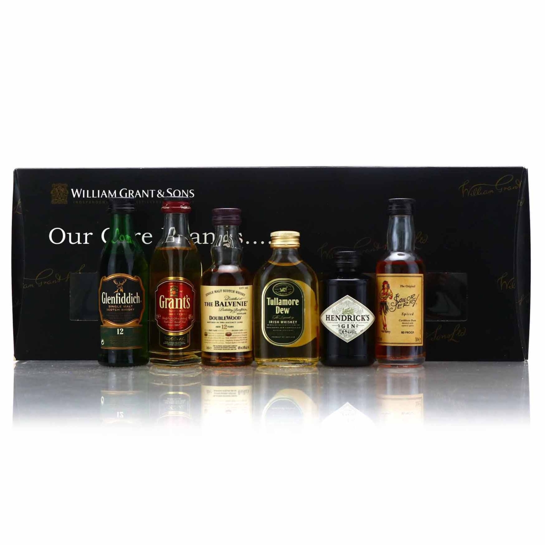 William Grant & Sons 'Our Core Brands' Miniature Gift Pack 6 x 5cl