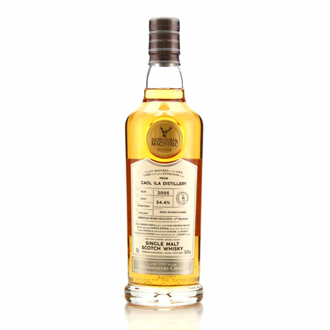Caol Ila 2005 Gordon and MacPhail 14 Year Old Batch #19/037 / Spiritual Home 2nd Release