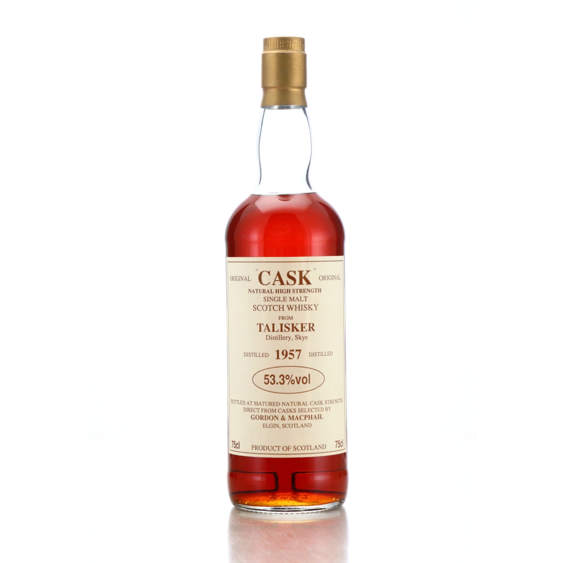 Talisker 1957 Gordon and MacPhail Cask Strength 53.3%