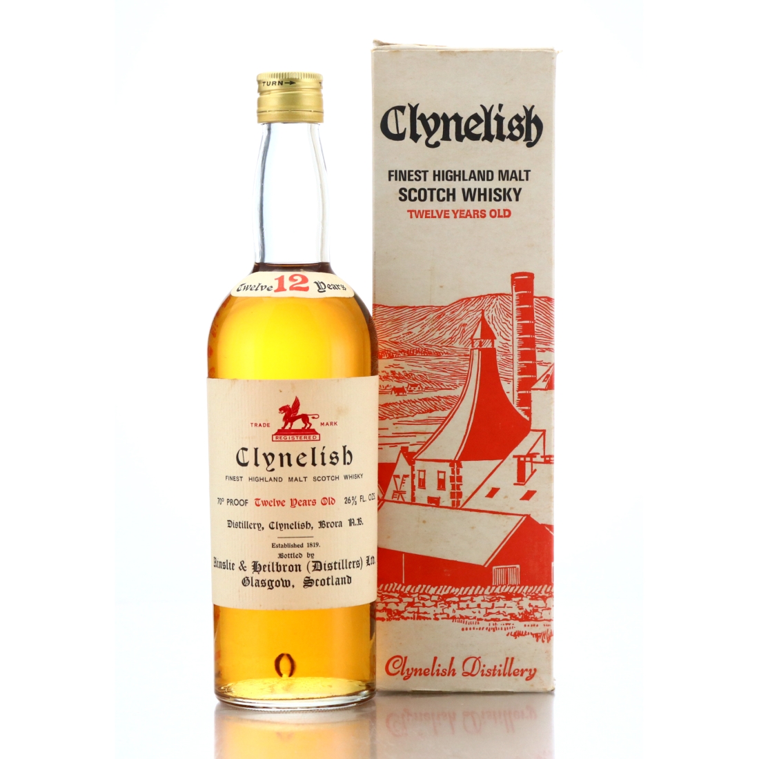 Clynelish 12 Year Old Ainslie and Heilbron 1960s