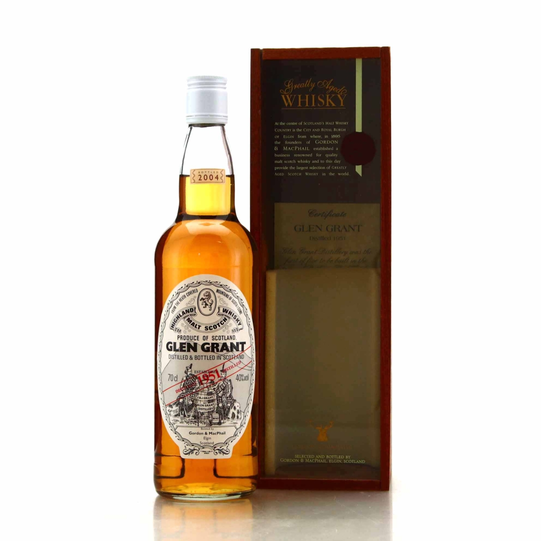Glen Grant 1951 Gordon and MacPhail bottled 2004