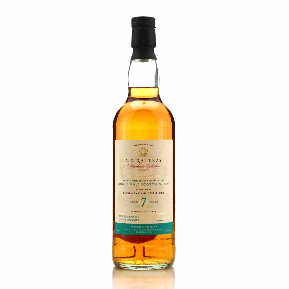 Glenallachie 7 Year Old A. D. Rattray Warehouse Collection