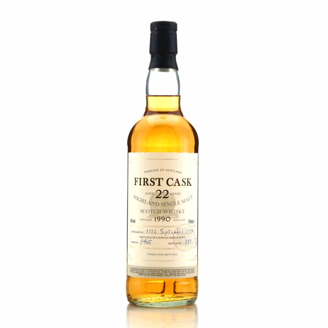 Dalmore 1990 First Cask 22 Year Old #9425