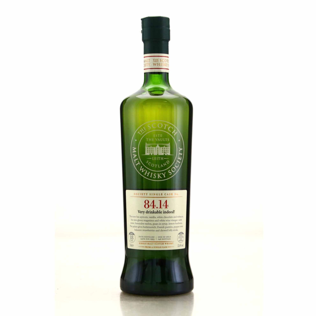 Glendullan 1993 SMWS 18 Year Old 84.14
