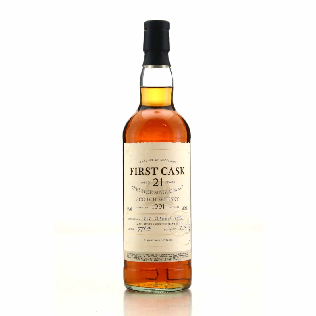 Mortlach 1991 First Cask 21 Year Old #7714