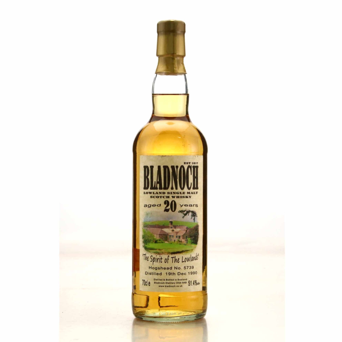 Bladnoch 1990 Single Cask 20 Year Old #5739