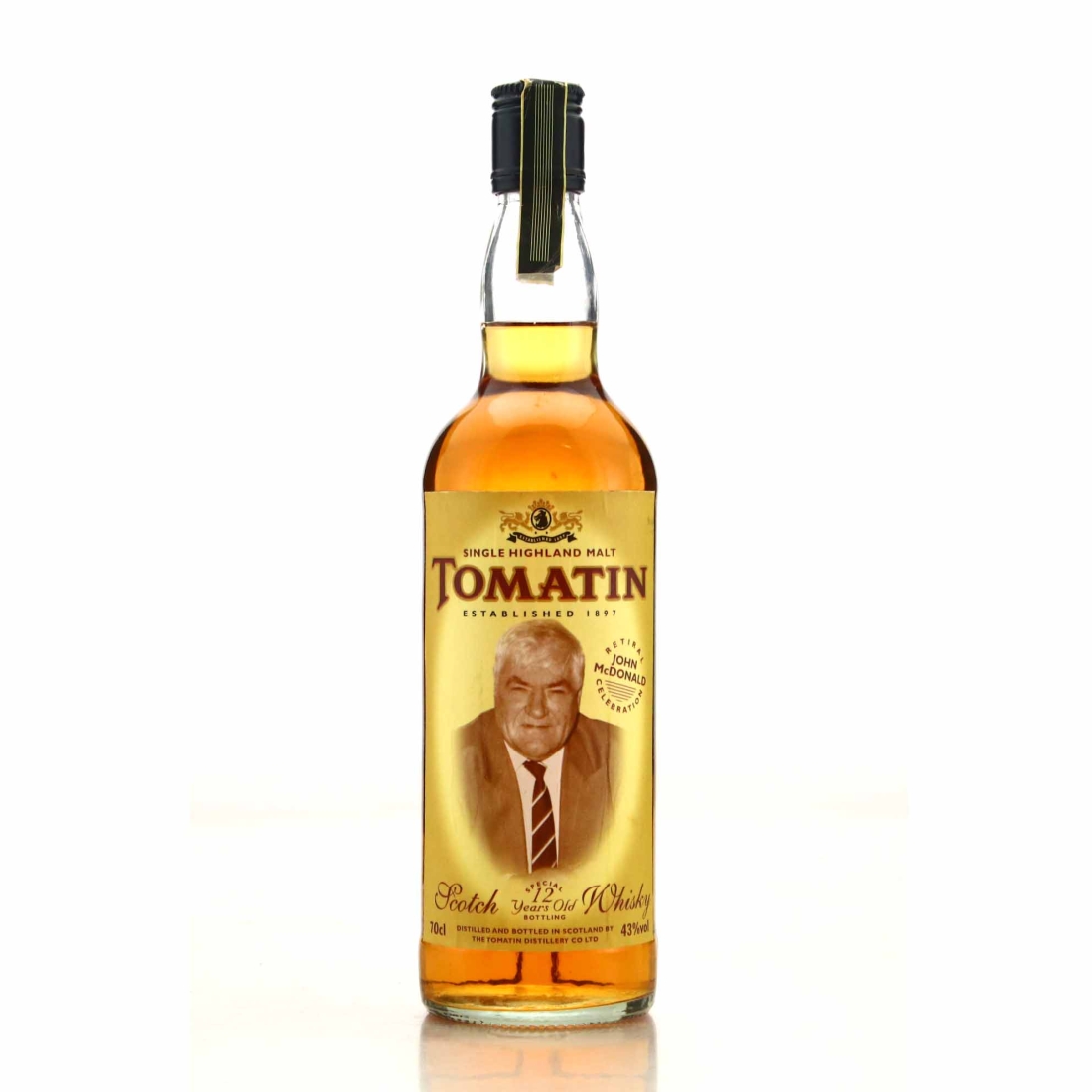 Tomatin 12 Year Old John McDonald Retiral Celebration