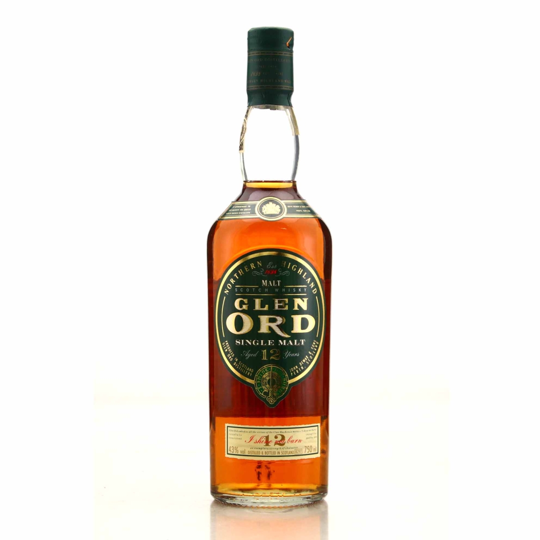 Glen Ord 12 Year Old 75cl 1990s / SA Import