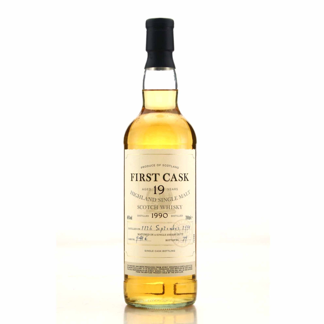Dalmore 1990 First Cask 19 Year Old #9416