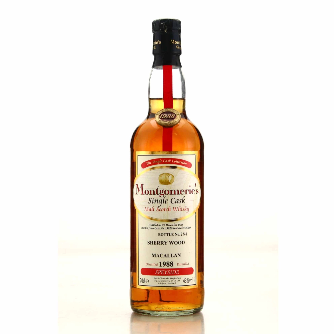Macallan 1988 Montgomerie's / Japanese Import