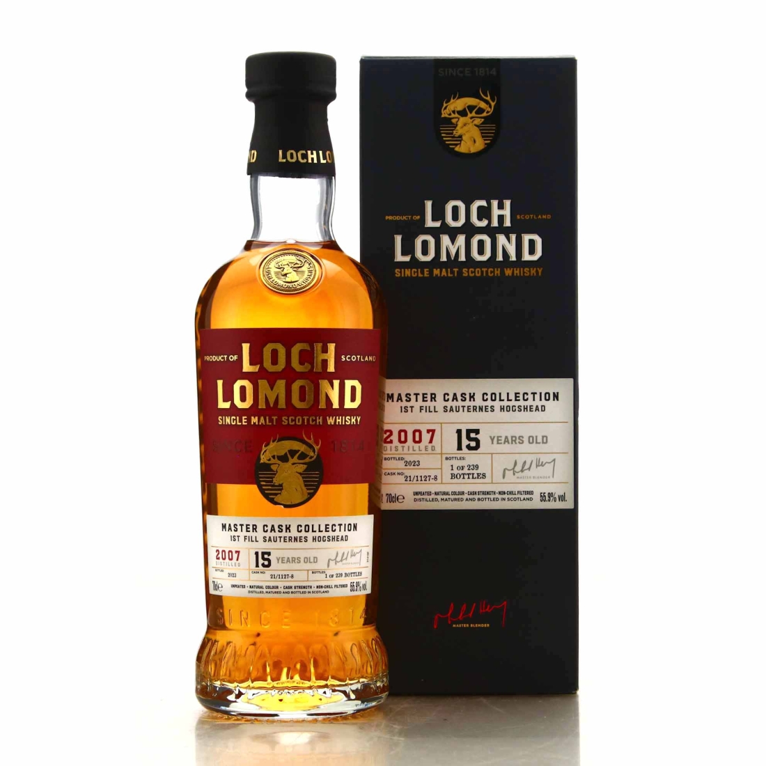 Loch Lomond 2007 Master Cask 15 Year Old Sauternes Cask