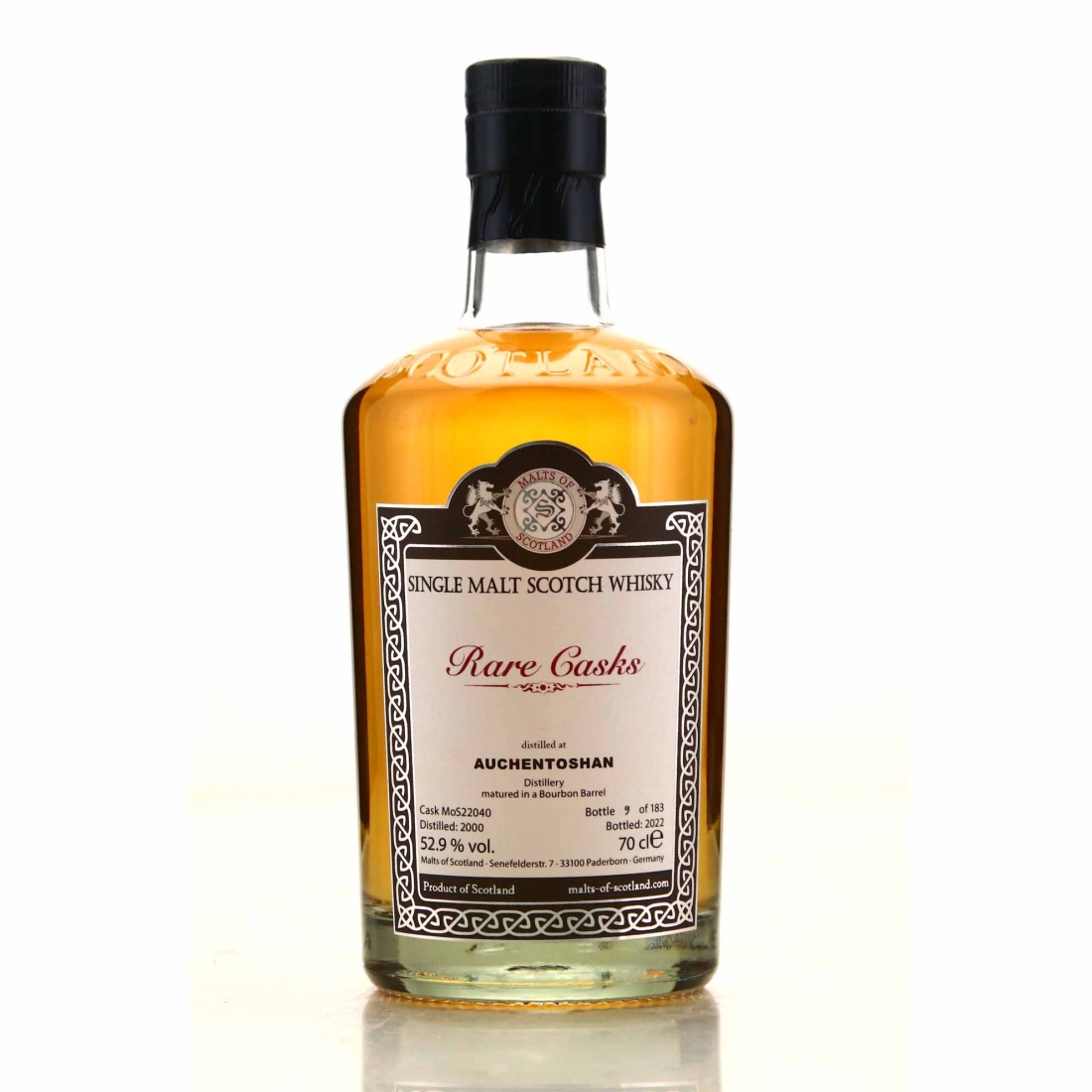 Auchentoshan 2000 Malts of Scotland Bourbon Barrel