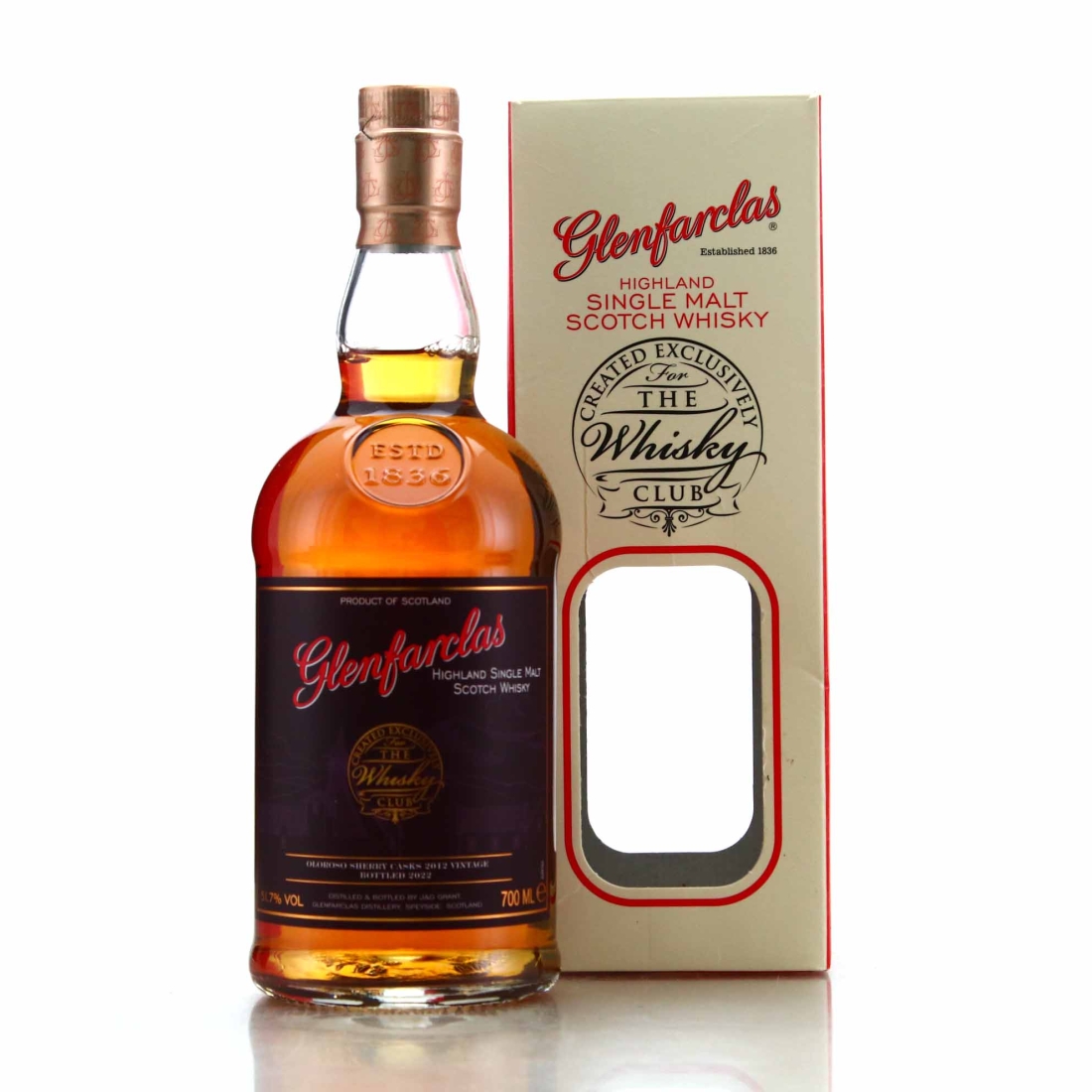 Glenfarclas 2012 Oloroso Sherry Casks / The Whisky Club