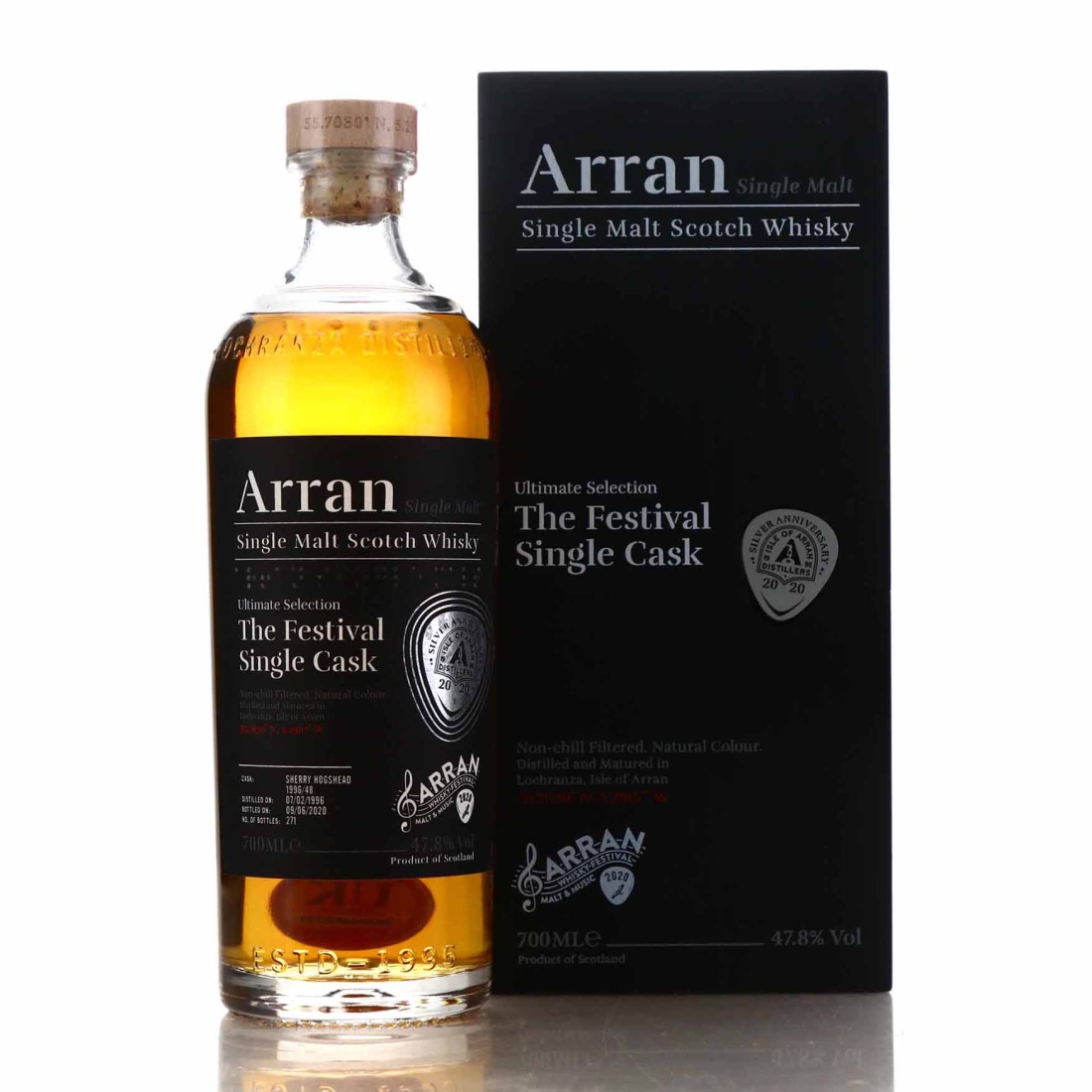 Arran 1996 Single Sherry Cask #48 / Malt and Music Festival 2020