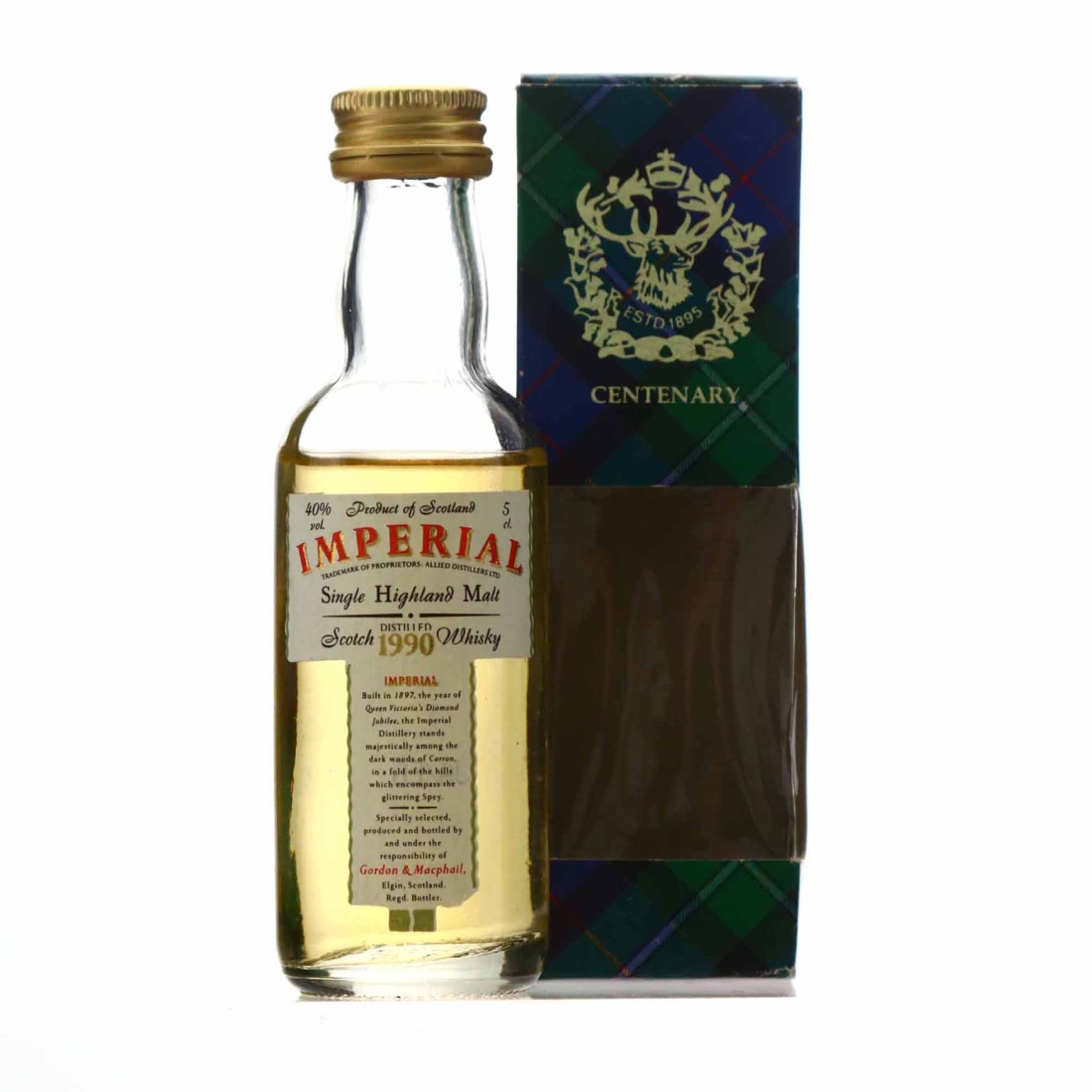 Imperial 1990 Gordon and MacPhail Miniature