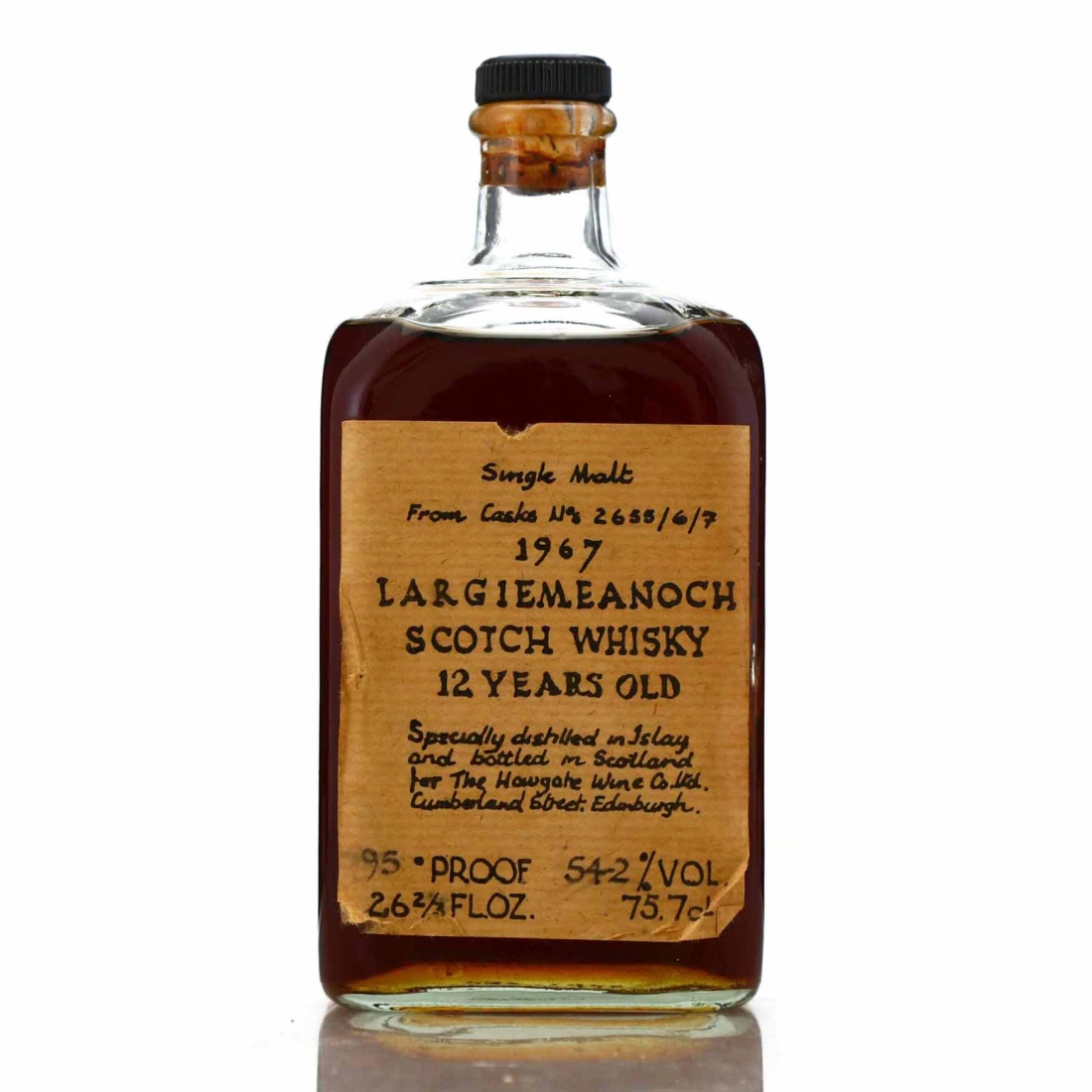 Image for Bowmore 1967 Largiemeanoch 12 Year Old