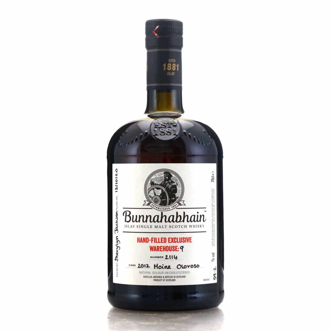 Bunnahabhain 2012 Hand Filled Oloroso Cask #2114