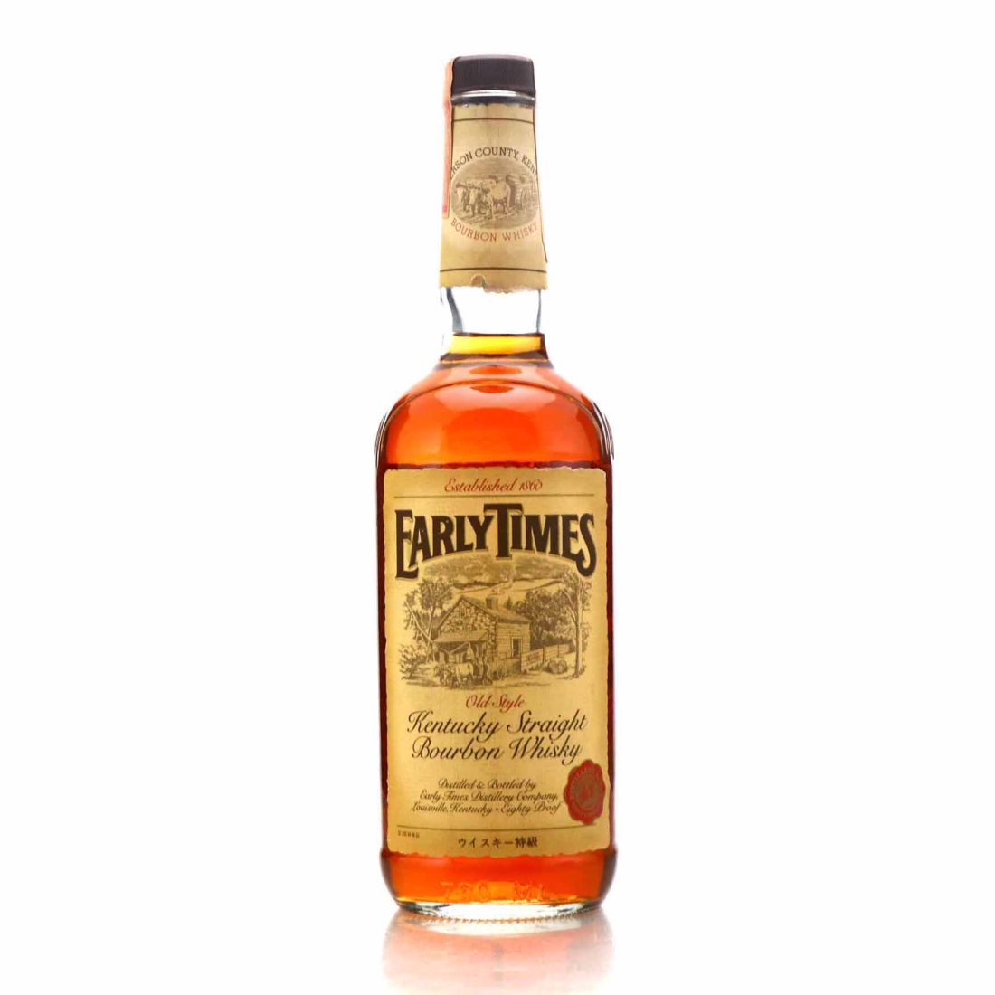 Early Times Old Style Kentucky Straight Bourbon 70cl 1985