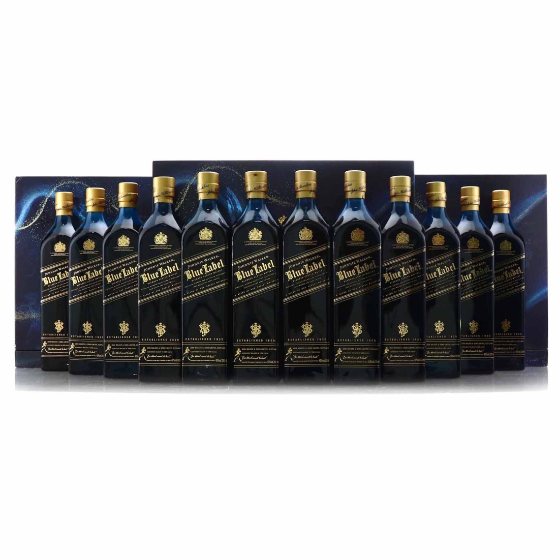 Johnnie Walker Blue Label Rare Animals Collection 12 x 20cl / Case