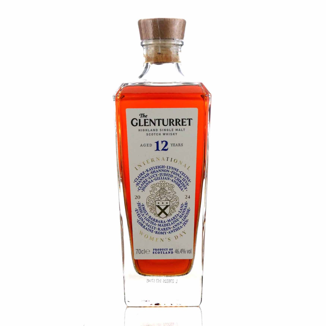 Glenturret 12 Year Old International Women's Day 2024 / Prince of Wales Charity Bottle