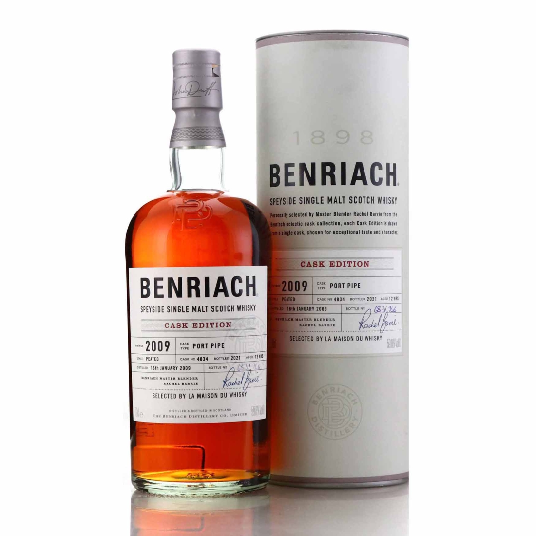 Benriach 2009 Single Port Cask 12 Year Old #4834