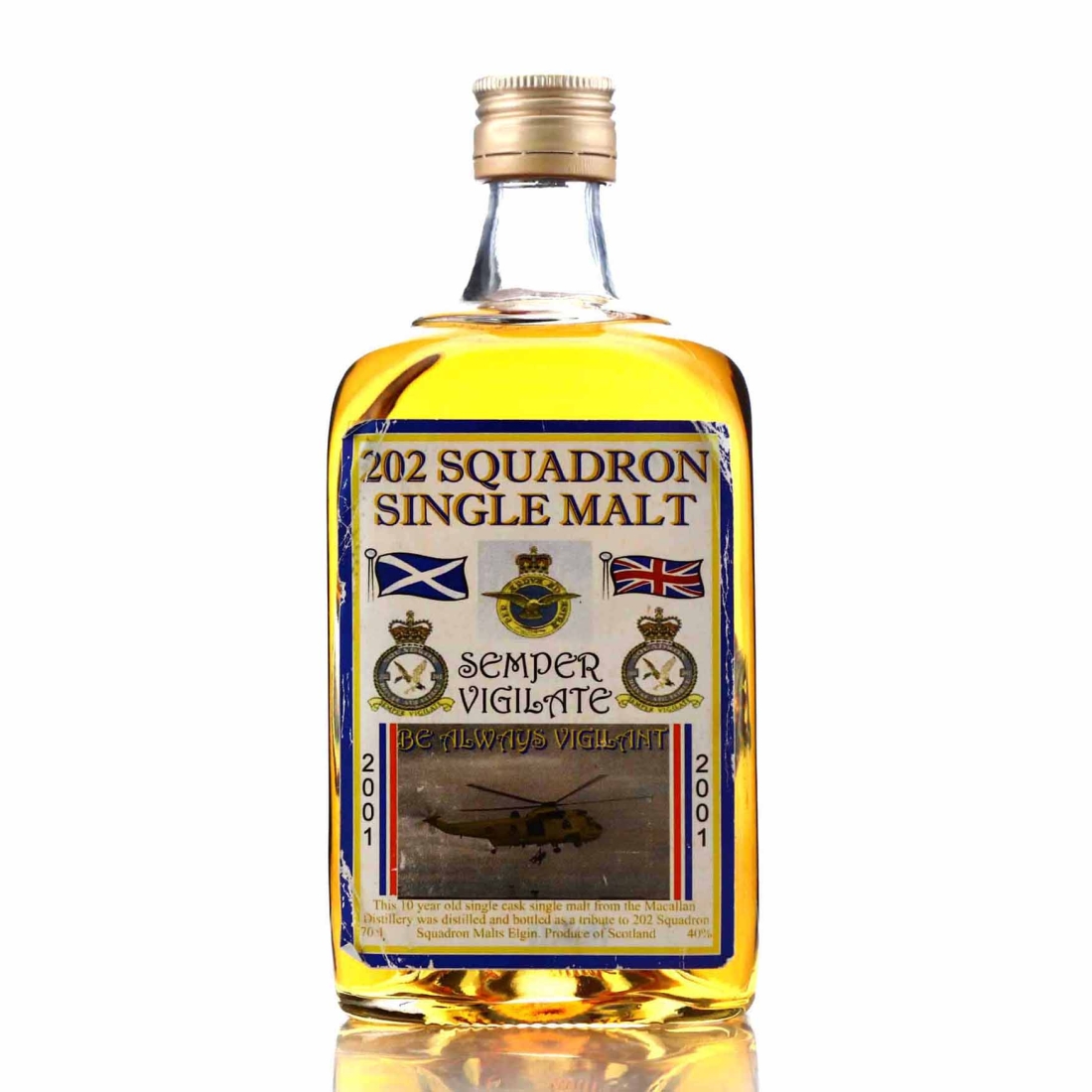 Macallan 2001 202 Squadron Single Malt 10 Year Old