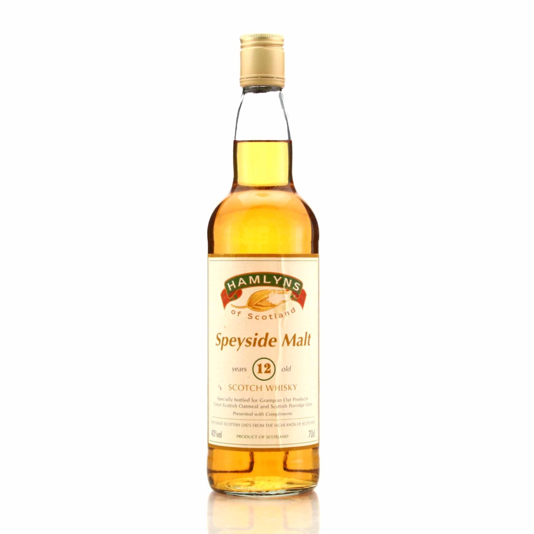 Hamlyns 12 Year Old Speyside Single Malt / Grampian Oat Products