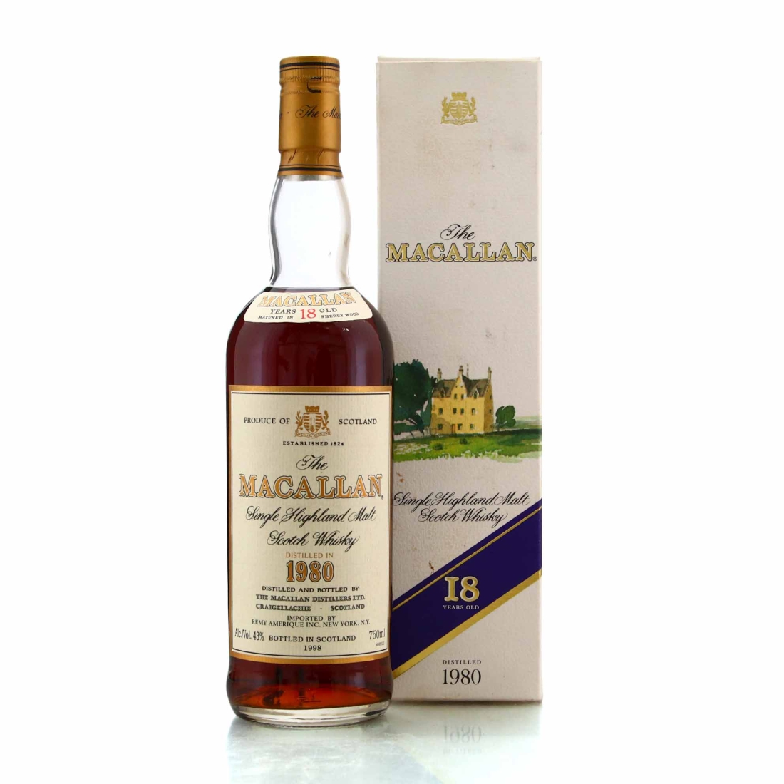 Macallan 1980 18 Year Old 75cl / US Import