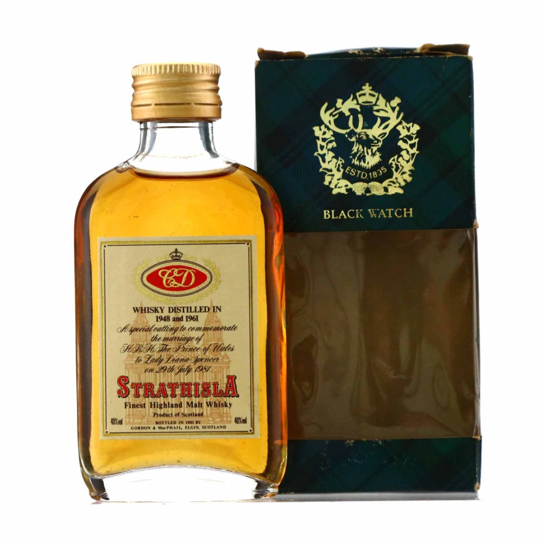 Strathisla 1948/1961 Gordon and MacPhail Royal Marriage Miniature