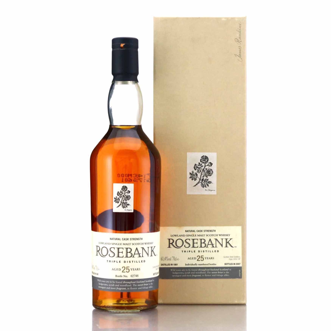Image for Rosebank 1981 Cask Strength 25 Year Old