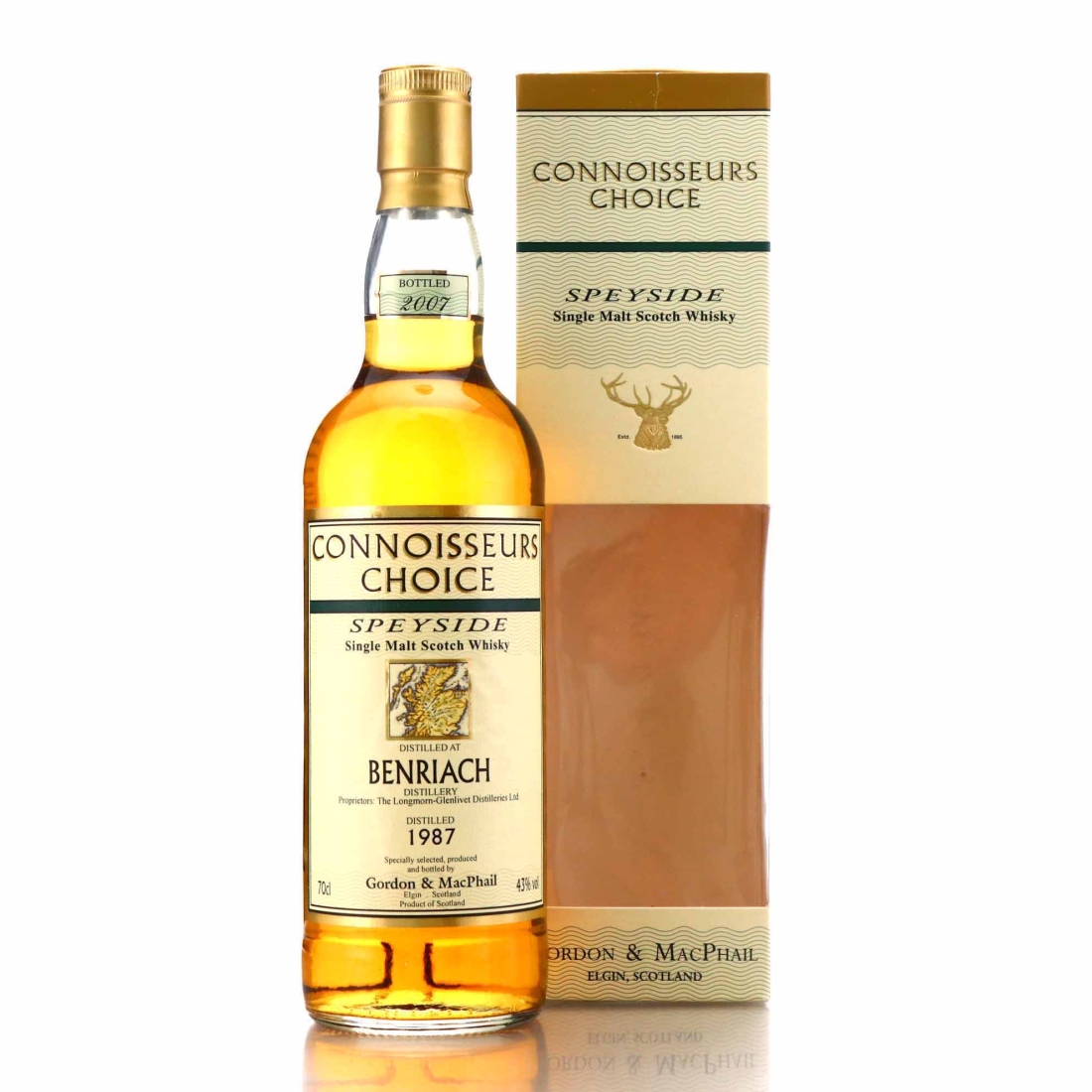 Benriach 1987 Gordon and MacPhail bottled 2007