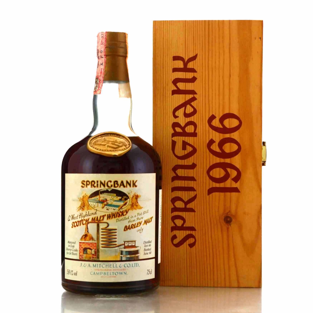 Image for Springbank 1966 Sherry Cask 24 Year Old #443 / Local Barley