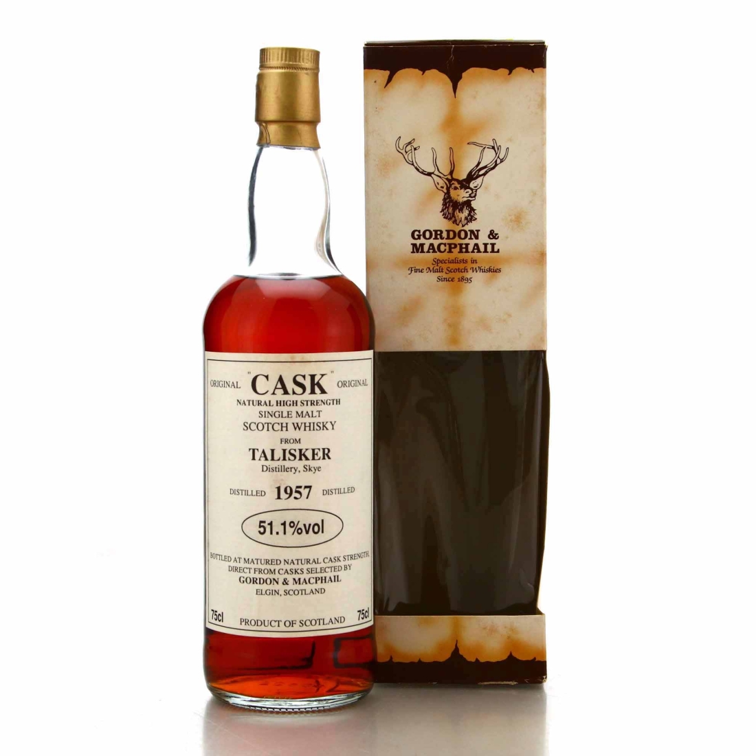 Talisker 1957 Gordon and MacPhail Original 'Cask' / 51.1%