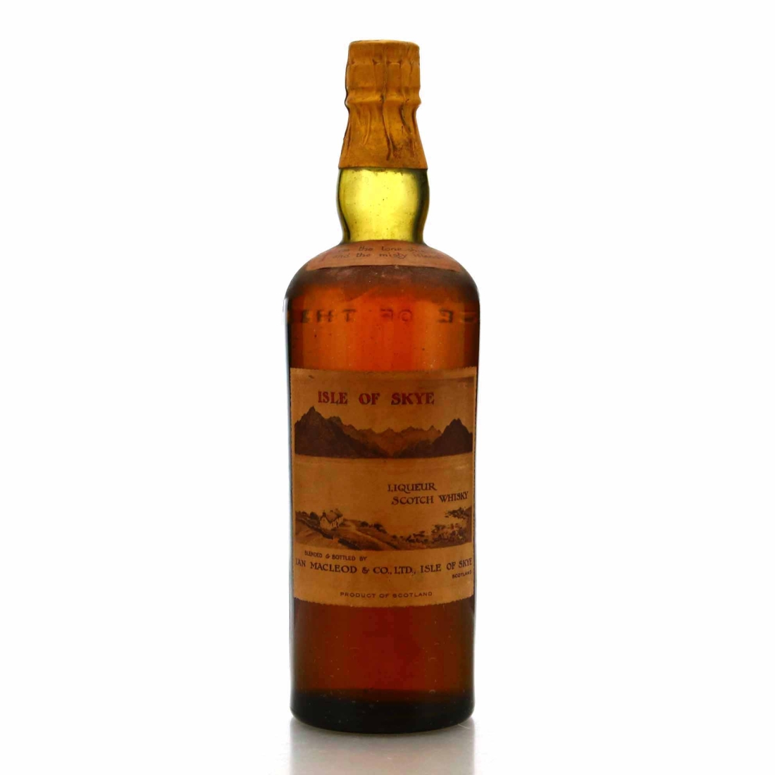 Isle of Skye Liqueur Scotch Whisky circa 1940s-50s