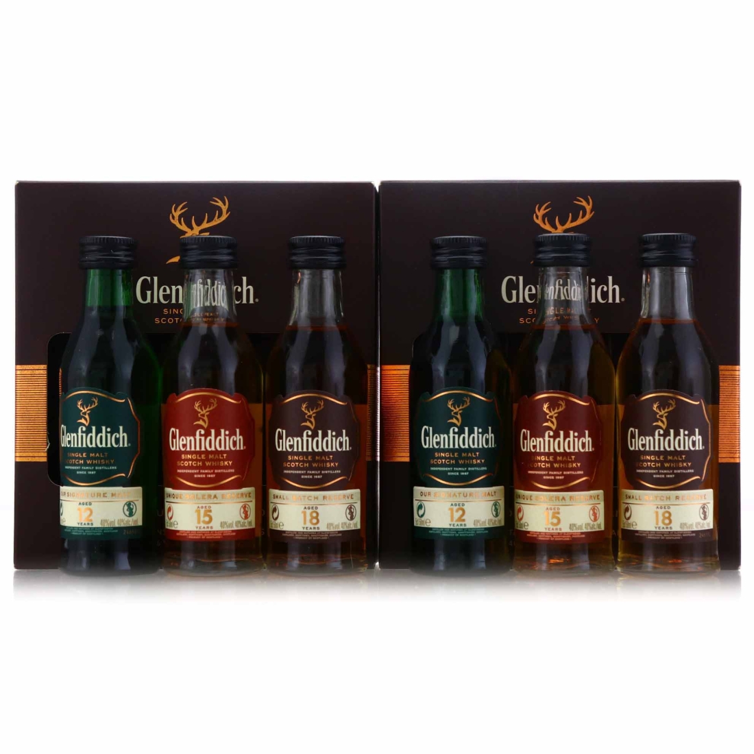 Glenfiddich Miniature Gift Pack x 2