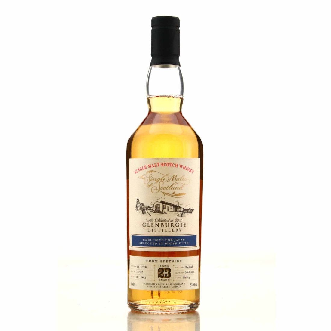 Glenburgie 1998 Single Malts of Scotland 23 Year Old / Japan