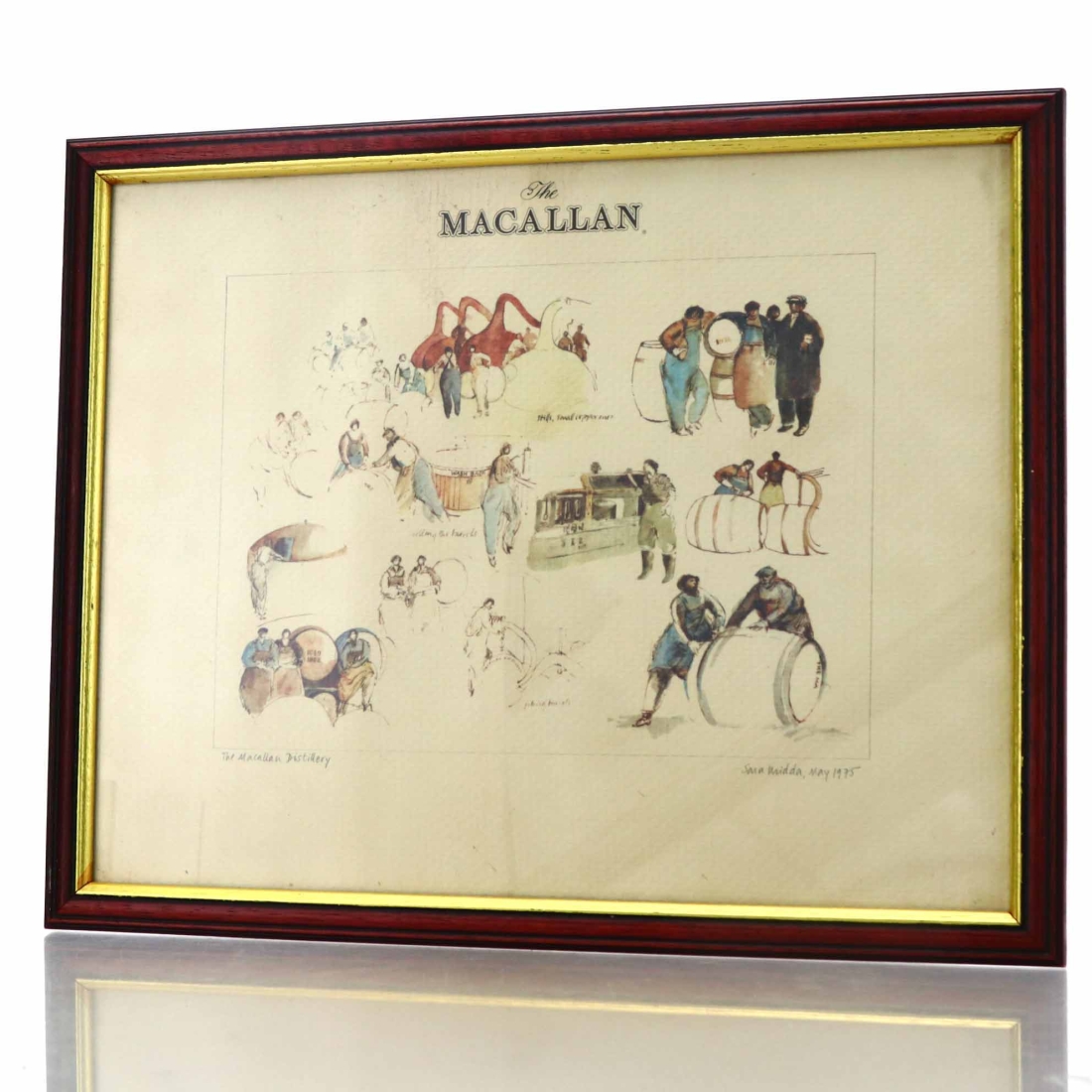 Print: Macallan Easter Elchies Sara Midda 1975 Watercolour