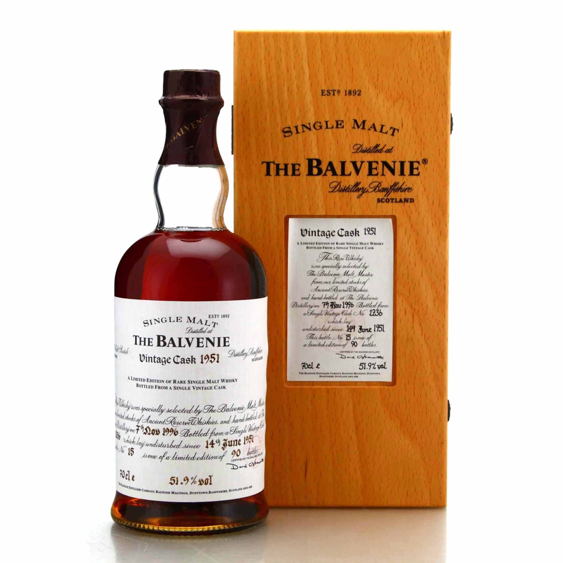 Image for Balvenie 1951 Vintage Cask