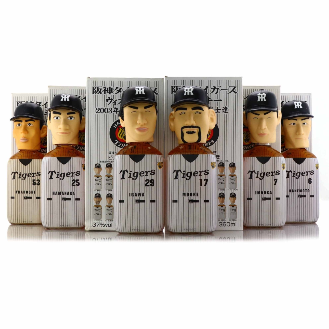 Hanshin Tigers Mercian 2003 Team Figurine 6 x 36cl